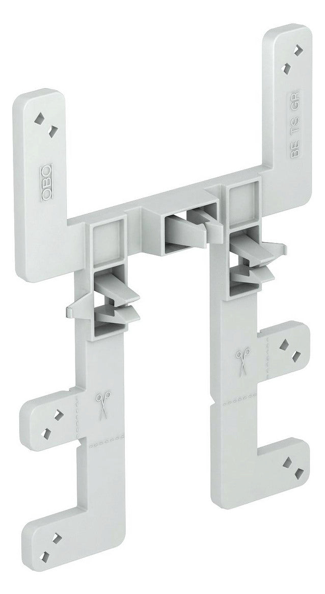 BETTERMANN Montageplatte PVC horiz BE TS GR 139x104mm Klickbef