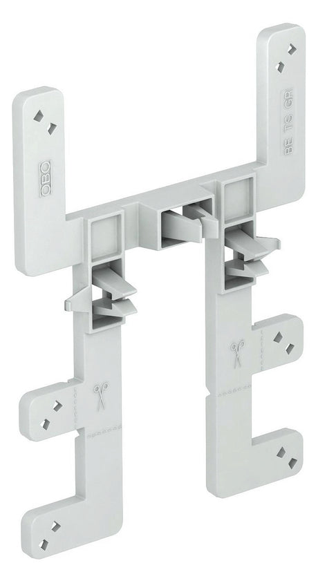 BETTERMANN Montageplatte PVC horiz BE TS GR 139x104mm Klickbef