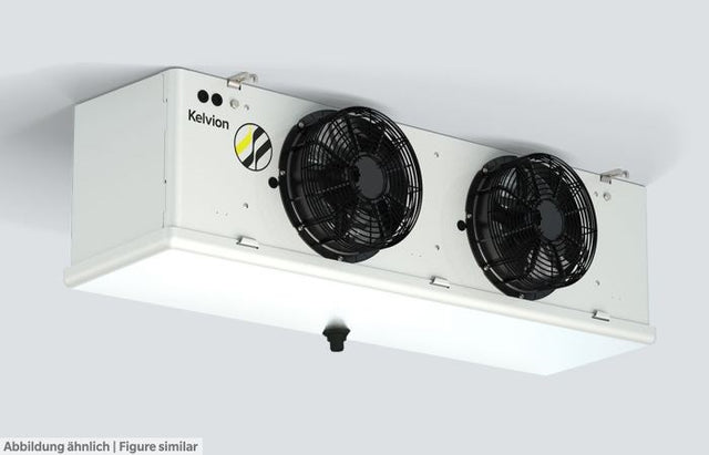 Luftkühler kubisch Kelvion KSC-231-2RN ohne El. Abtauung, LA 4mm, 1 Ventilator