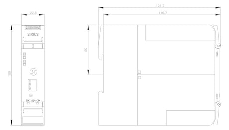 SIEMENS NOT-AUS Schaltgerät Grundgerät 3SK1122-1CB41 ein/zweikanal