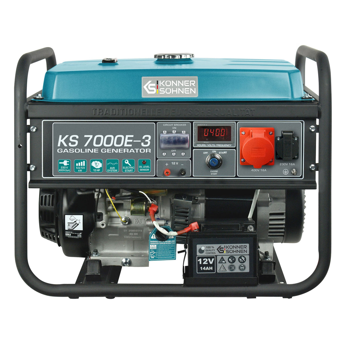 Benzin-Generator "Könner & Söhnen" KS 7000E-3