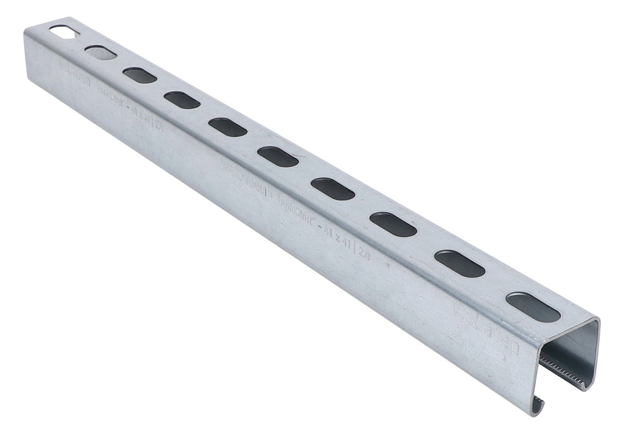 WALRAVEN Montageschiene RapidStrut 2m C-Profil sendzimirverz. 41x41 2,5mm