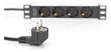 ASSMANN ELEKTRO Rack-Stromverteilung 1HE DN-95418 4Steckd