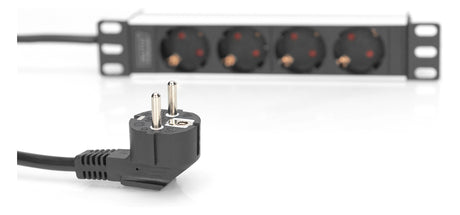 ASSMANN ELEKTRO Rack-Stromverteilung 1HE DN-95418 4Steckd