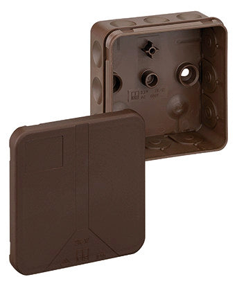 SPELSBERG Abzweigdose IP55 2,5qmm Kst 2K-12-L/br 85x85x37mm quadrat hfr