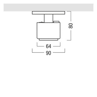 ZUMTOBEL Steckdosenelement ws 60mm 3CU ADAPT STECKD WH