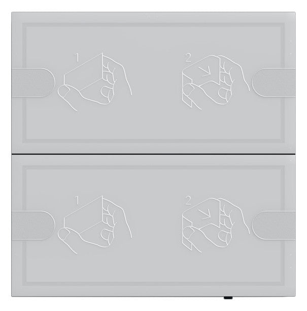 GIRA Tastsensor KNX UP anth 2f 2pkt LED 5002028 inkl.Ankoppl