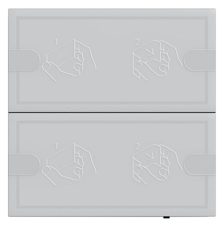 GIRA Tastsensor KNX UP anth 2f 2pkt LED 5002028 inkl.Ankoppl