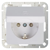 KOPP Steckdose 1f arkws glz UP m.BS IP20 HK02 914913005 Klappd