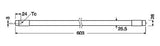 OSRAM LED-Röhrenlampe G13 T8 8W 4000K ws SubstiTUBE T8 HF Value 8 W/4000 K 6 800l