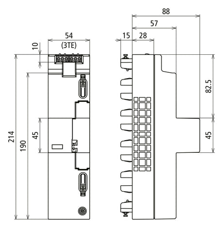 DEHN SE Kombi-Ableiter Sammelsch 4p 1TE DSH ZP B2 LSG TT 255 230VAC 1,5kV