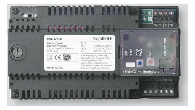 SIEDLE Steuergerät Türstat 12V AC Bus BNG 650-0 Türöffn IP20 31Tln