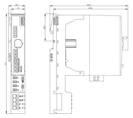 SIEMENS Motorstarterkombination DC IP20 3RK1908-0AP00-0AP0