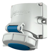 MENNEKES CEE-Steckdose 3p 16A 6h 230V/bl 9105 IP67 AP schraubl.Kl Kst