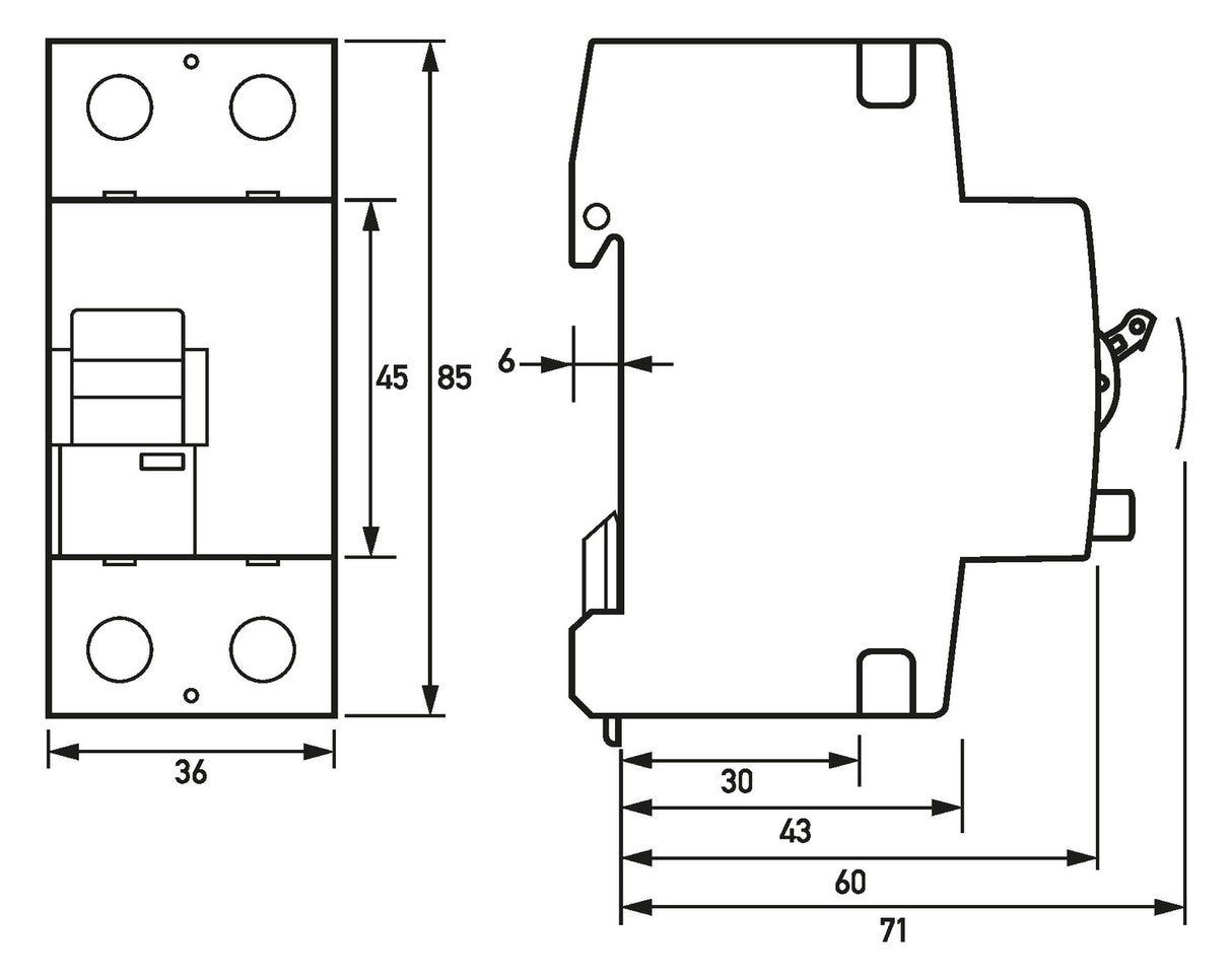 DOEPKE Lasttrennschalter 100A 2p IP40 DHS 2-100 m.Geh