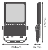 LEDVANCE LED-Anbaustrahler 80W Konv DALI FL FLEX DA P 80W 830 A55X120 WAL 1LED