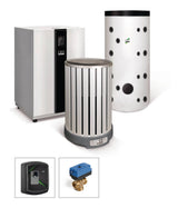 Remko Wärmepumpen-Paket Typ Düsseldorf HTS 260 + Zubehör, Designline ALU | 256466