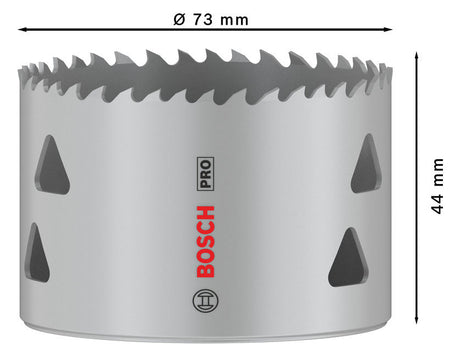BOSCH-EW Lochsäge  73mm T44mm Gewinde LOCHSÄGE f.Gips Holz