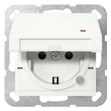 GIRA Steckdose 1f rws mt UP m.BS Klappd System 55 455227 IP20