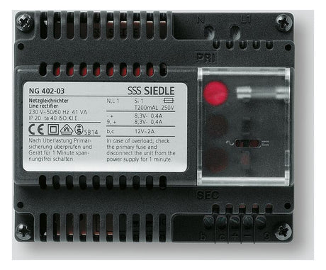 SIEDLE Lade-Netzteil Türstat 8,3V DC NG 402-03 Mehrdr IP20