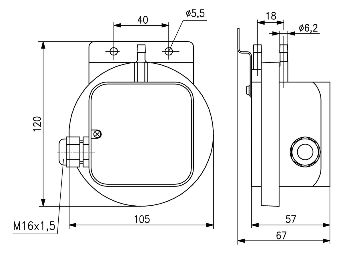 Alre-It Differenzdruckschalter JDL-111 | H5309098