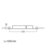 ZUMTOBEL LED-Deckeneinbauleuchte 23,2W MIREL MIRL LAY LED3800-840 M625L LDO KA
