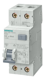 SIEMENS FI/LS-Schutzschalter B13 1p+N A 5SU1356-6KK13 0,03A 6kA 2TE 1p 230V