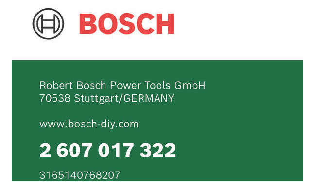 BOSCH-EW Werkzeugset 26tlg Box 2607017322
