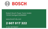 BOSCH-EW Werkzeugset 26tlg Box 2607017322