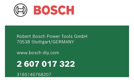 BOSCH-EW Werkzeugset 26tlg Box 2607017322