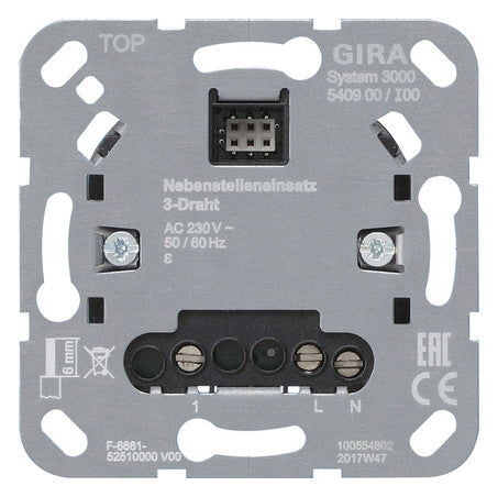 GIRA Nebenstelleneingang uni sw NSTeing System 3000 540900
