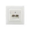 RUTENBECK Anschlussdose Cat6 2xRJ45 rws UAE-ClassEA iso-8/8 Up rw Kanaleinb LSA