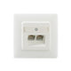 RUTENBECK Anschlussdose Cat6 2xRJ45 rws UAE-ClassEA iso-8/8 Up rw Kanaleinb LSA