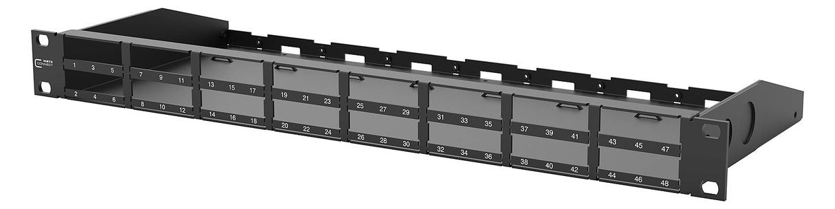 METZ CONNECT Patchpanel modular sw 130D2B2B-E 482,6mm(19) 10 GigabitEth
