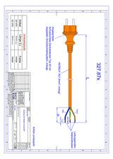 BACHMANN Netzanschlussleitung 5m 16A or 327.876 3x1,5qmm IP20 Aderendh 0-70°C