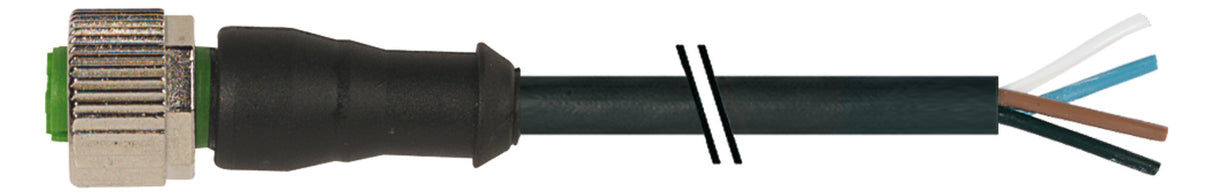 MURR Sensor-Aktorkabel 4p 10m M12 Female 7000-12221-6341000 ger fr.Ende PUR