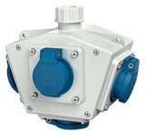 MENNEKES Energiewürfel Kst gr IP44 DELTA-BOX 92602 4Steckd