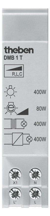 THEBEN Dimmaktor KNX 1-400W REG 1TE uni DMB 1 T KNX 1Ausg