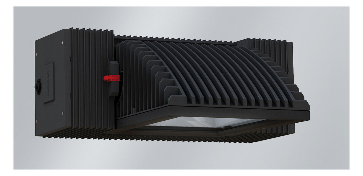 NORKA LED-Anbaustrahler 72W Konv 2LEDs URANUS PF 113, Sicherheits-Abschlus sw