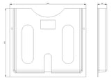 SIEMENS Schaltplantasche Kst 220mm 8GD9132 transp selbstkleb