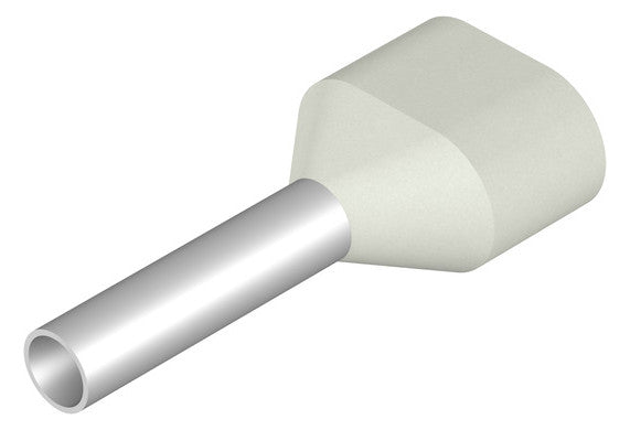 WEIDMÜLLER ZW-Aderendhülse 0,75qmm 8mm H0,75/14 ZH W isol PP ws Cu verzinnt