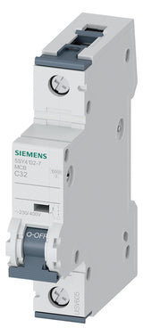 SIEMENS Leitungsschutzschalter UC C 32A 5SY4132-7 1p 400V 1TE 50Hz IP20