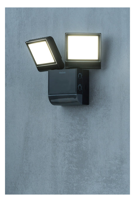 THEBEN LED-Anbaustrahler 17W 2LEDs sw ws theLeda S17-100 BK 4000K 1800lm sw mt