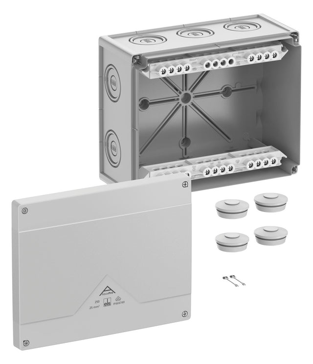 SPELSBERG Abzweigkasten 202x252mm Kst gr Abox Pro 250-25² IP66/IP67/IP69 IK09