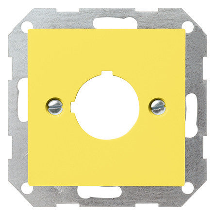 GIRA Zentralplatte Bohrung 1f ge System 55 027102 Krallen/Schraubbef