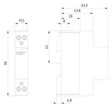 SIEMENS Installationsschütz 20A 24V/UC 5TT5000-2 230V/AC 2S 1TE