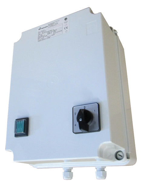 MAICO Dreiphasen-Steuertrafo 400V/prim TR 0,4-2 105V/sek 248x195x205mm IP54
