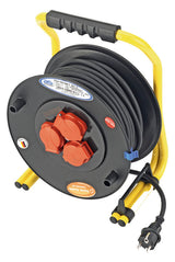 CIMCO Kabeltrommel Kst 40m H07RN-F IP44 146902 3x1,5mm 3xSteckdosen Tragerahm