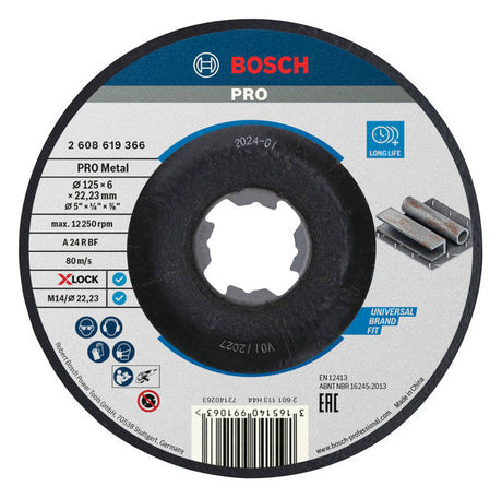 BOSCH-EW 125x6mm f.Metall 2608619366