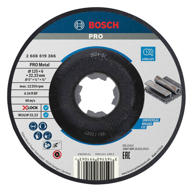 BOSCH-EW 125x6mm f.Metall 2608619366